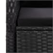 Afuera Living Contemporary 11 Piece Rattan Garden Dining Set in Black