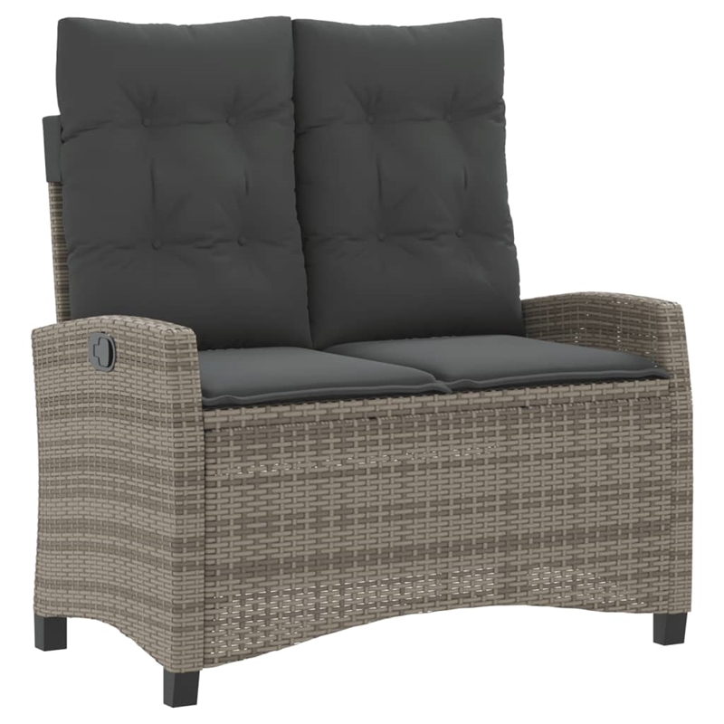 Afuera Living Contemporary 4 Piece Garden Dining Set in Gray