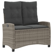 Afuera Living Contemporary 4 Piece Garden Dining Set in Gray