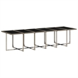 Afuera Living Contemporary 17 Piece Patio Dining Set in Gray