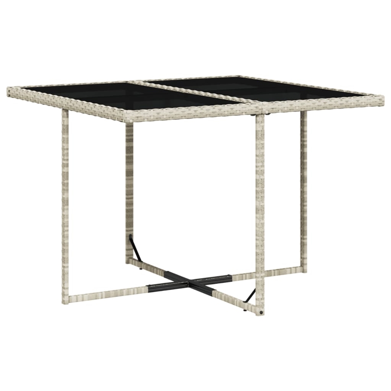 Afuera Living Contemporary 9 Piece Patio Dining Set in Anthracite
