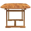 Afuera Living Contemporary 9 Piece Garden Dining Set in Brown