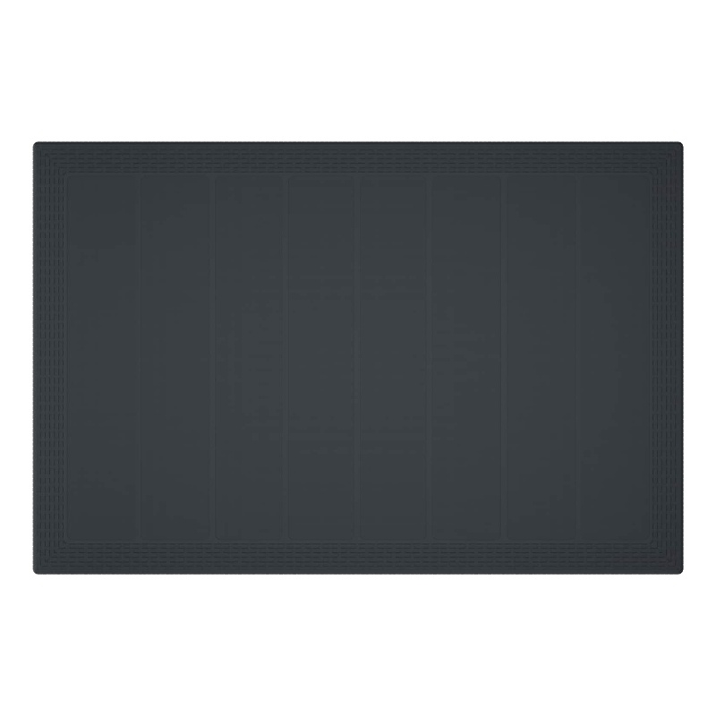 Afuera Living 7 Piece Poly Rattan Garden Dining Set in Anthracite