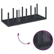 Afuera Living 11 Piece Poly Rattan Garden Dining Set in Anthracite