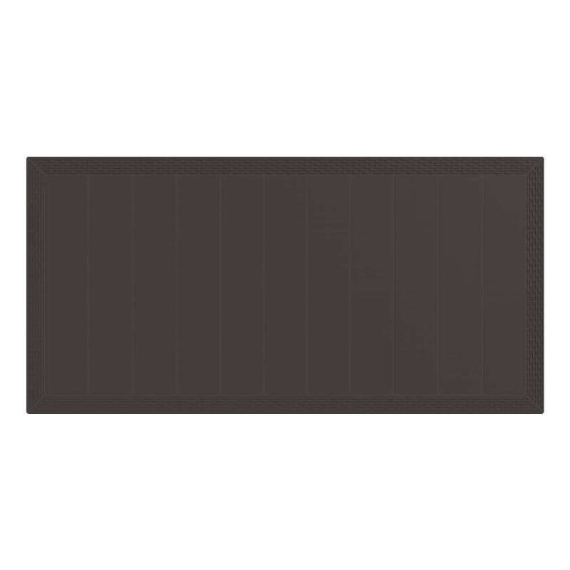 Afuera Living 7 Piece Poly Rattan Garden Dining Set in Brown