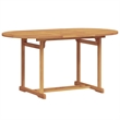 Afuera Living Contemporary 5 Piece Garden Dining Set in Brown
