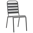 Afuera Living 5 Piece Powder-Coated Steel Garden Dining Set in Anthracite