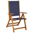 Afuera Living Contemporary 5 Piece Garden Dining Set in Blue