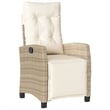 Afuera Living 7 Piece Rattan Garden Dining Set in Beige/Cream White