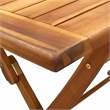 Afuera Living Contemporary Solid Wood Garden Dining Set in Taupe