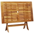 Afuera Living Contemporary Solid Wood Garden Dining Set in Taupe