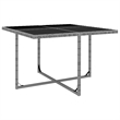 Afuera Living Contemporary 9 Piece Patio Dining Set in Anthracite