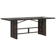 Afuera Living 9 Piece Rattan Garden Dining Set in Brown/Cream white