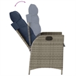 Afuera Living Contemporary 7 Piece Garden Dining Set in Gray