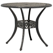 Afuera Living Contemporary 5 Piece Garden Dining Set in Bronze