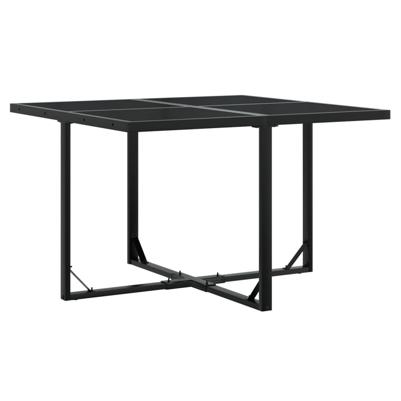 Afuera Living 9 Piece Poly Rattan Garden Dining Set in Black