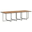 Afuera Living 15 Piece Rattan Garden Dining Set in Gray/Brown