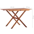 Afuera Living Contemporary Rattan Garden Dining Set in Black/Cream White