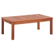 Afuera Living 4 Piece Solid Acacia Wood Small Garden Lounge Set in Natural
