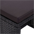 Afuera Living Contemporary Steel Large Furniture Set in Black