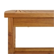 Afuera Living Solid Acacia Wood Medium Garden Lounge Set in Brown