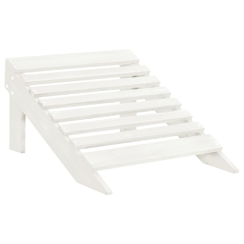 Afuera Living Contemporary Wood Large Furniture Set in White