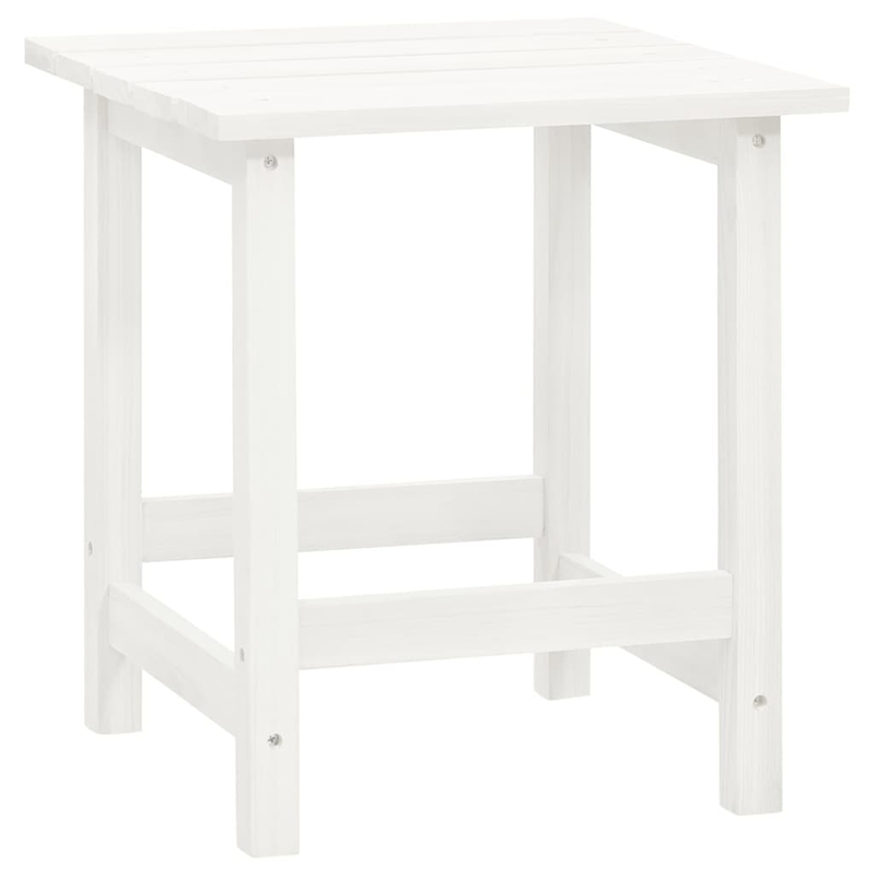 Afuera Living Contemporary Wood Large Furniture Set in White