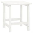Afuera Living Contemporary Wood Large Furniture Set in White