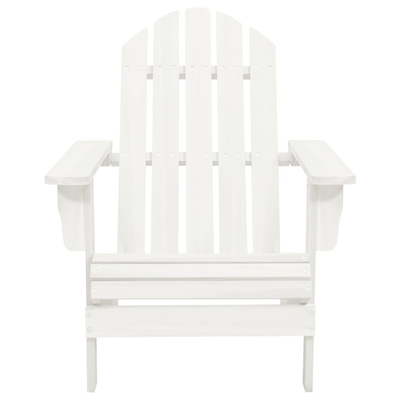 Afuera Living Contemporary Wood Large Furniture Set in White