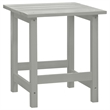 Afuera Living Contemporary Durable Wood Large Furniture Set in Gray