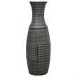 Afuera Living Poly Rattan Small Garden Furniture Set in Black/Gray/Anthracite