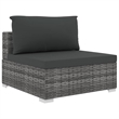 Afuera Living Contemporary 12 Piece Steel Lounge Set in Gray