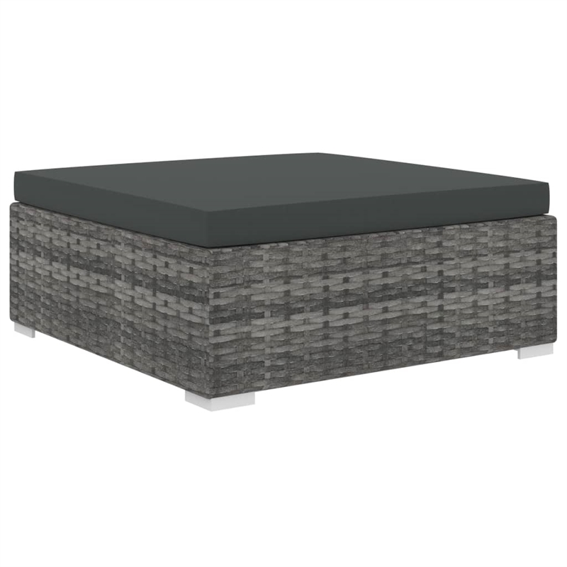 Afuera Living Contemporary 12 Piece Steel Lounge Set in Gray