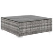 Afuera Living Contemporary 12 Piece Steel Lounge Set in Gray