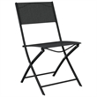 Afuera Living Contemporary Steel Small Bistro Set in Black Finish