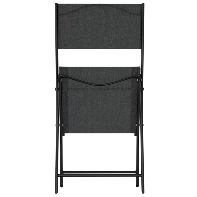 Afuera Living Contemporary Steel Small Bistro Set in Black Finish