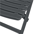 Afuera Living Contemporary Plastic Small Bistro Set in Anthracite