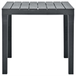 Afuera Living Contemporary Plastic Medium Furniture Set in Anthracite