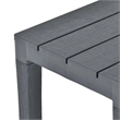 Afuera Living Contemporary Plastic Medium Furniture Set in Anthracite