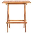 Afuera Living Contemporary Durable 3 Piece Wood Small Bistro Set