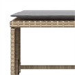 Afuera Living Contemporary Poly Rattan Small Furniture Set in Beige