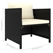 Afuera Living Contemporary 12 Piece Garden Lounge Set in Black