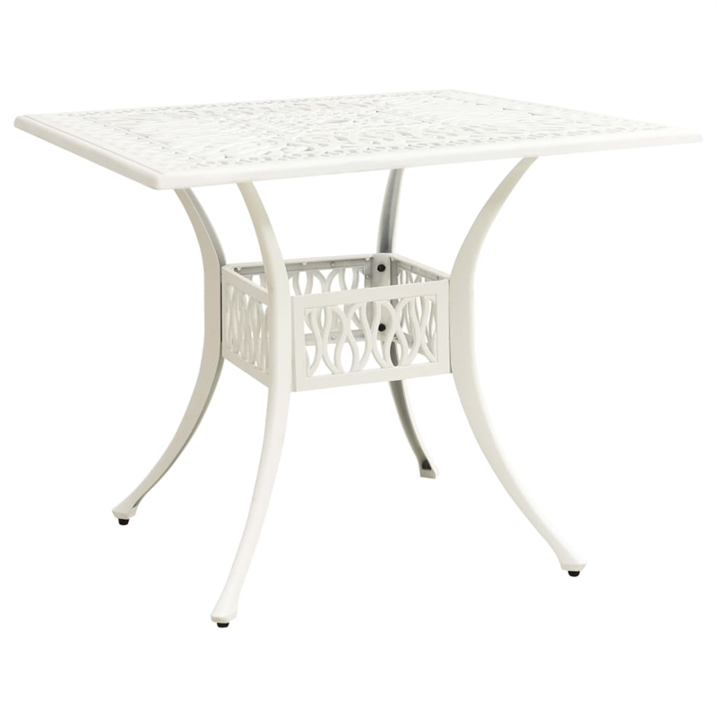 Afuera Living Contemporary 5 Piece Round Traditional Aluminum Bistro Set