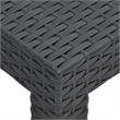 Afuera Living Synthetic Polypropylene 2 Piece Lounge Set in Anthracite