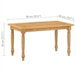 Afuera Living Contemporary Durable 4 Piece Wood Garden Lounge Set