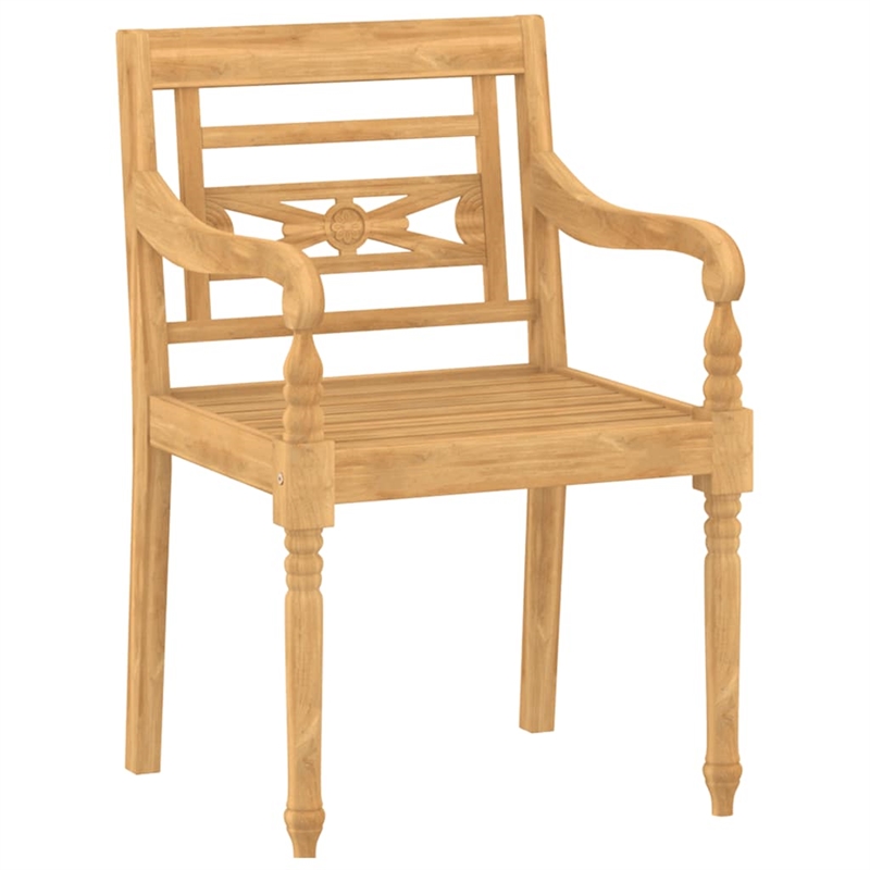 Afuera Living Contemporary Durable 4 Piece Wood Garden Lounge Set