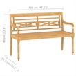 Afuera Living Contemporary Durable 4 Piece Wood Garden Lounge Set