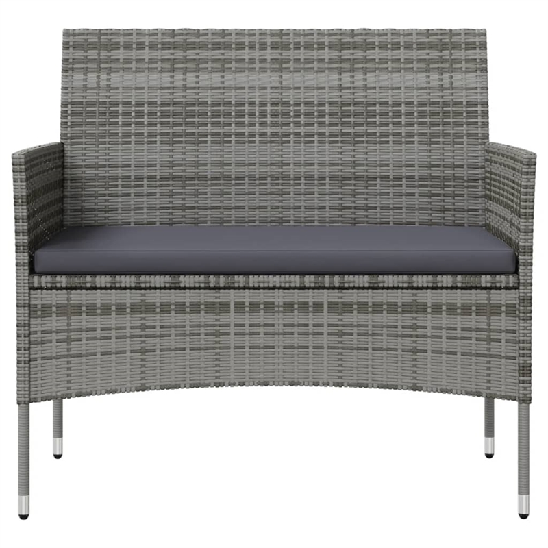 Afuera Living Contemporary 8 Piece Garden Lounge Set in Gray