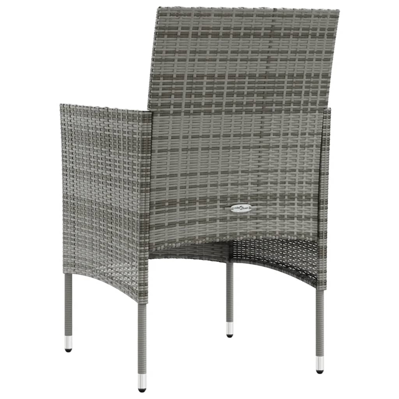 Afuera Living Contemporary 8 Piece Garden Lounge Set in Gray