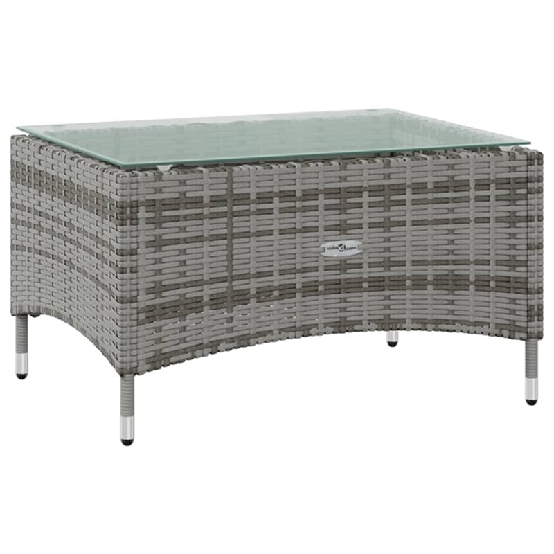 Afuera Living Contemporary 8 Piece Garden Lounge Set in Gray
